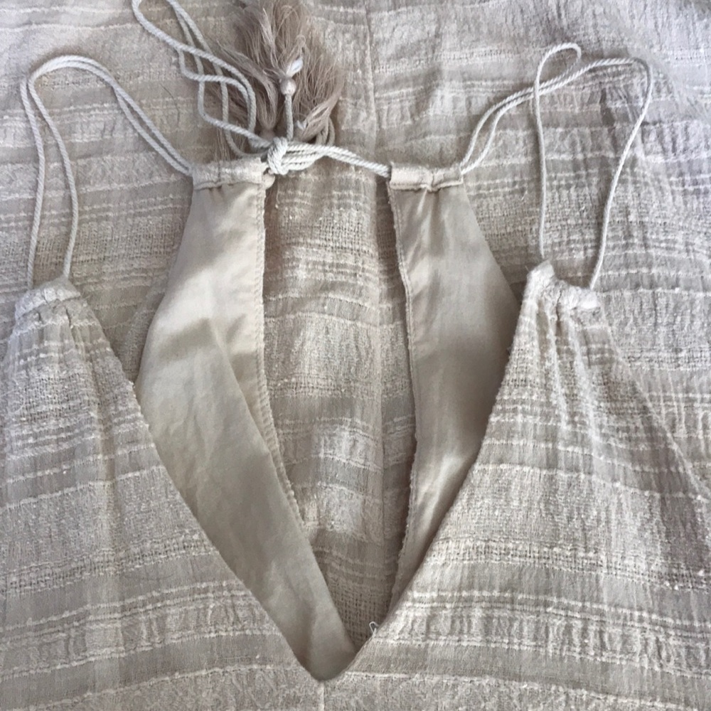 Summer cream colored dress by Lush